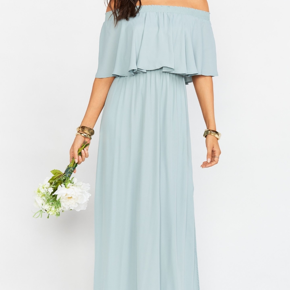Show Me Your MuMu Off Shoulder Maxi Dress